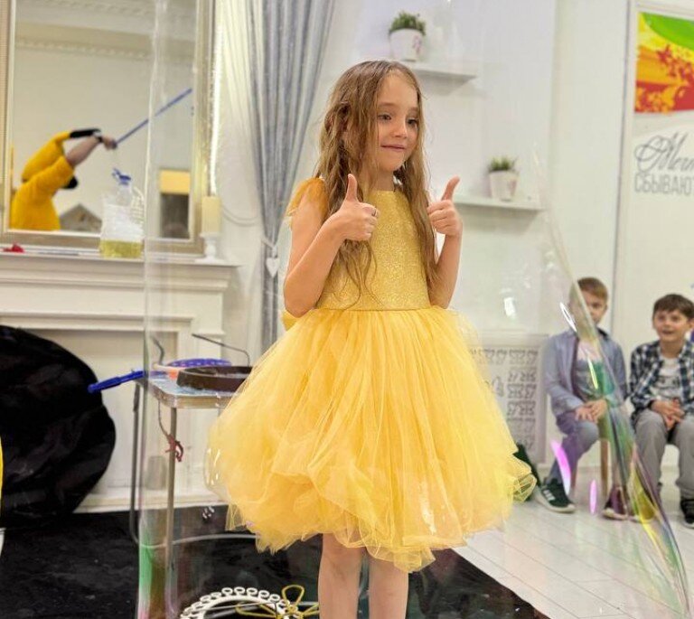 Шоу мыльных пузырей